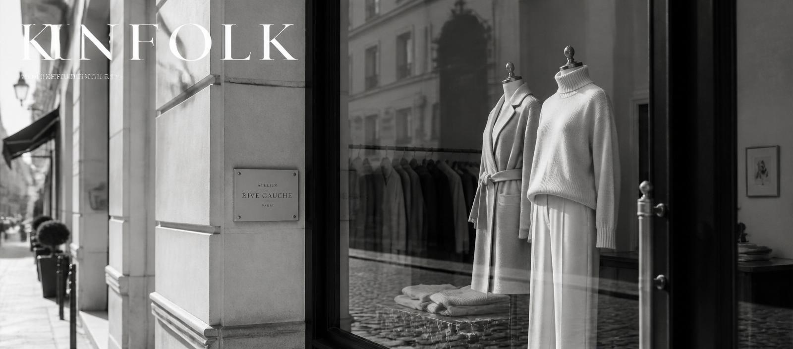 Editorial storefront of the maison atelier